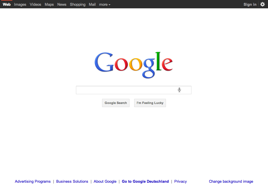 The interface is the brand. The evolution of the Google (brand) design.