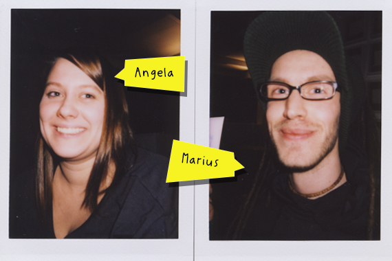 Brand new interns … Angela und Marius!